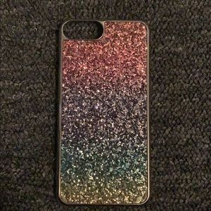 rainbow type of glitter case